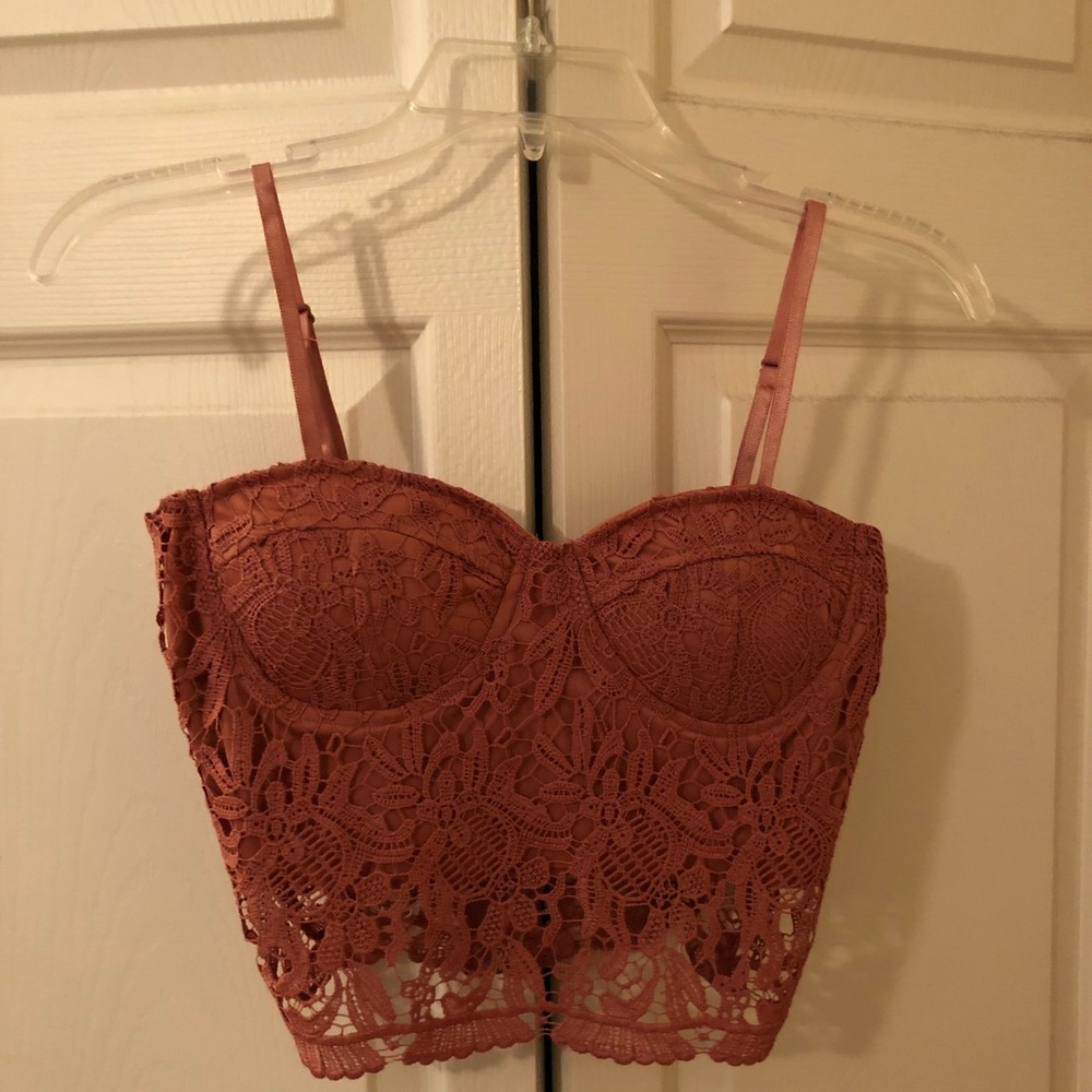 Pink crop top